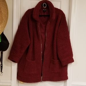 Hot Topic Plus Size Fuzzy Coat